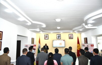 Mission - Lifestyle for Environment (LiFE)" Pledge on World Environment Day, to officials of the Embassy of India, Bishkek, Kyrgyz Republic, 5th June, 2023
