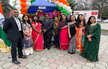 Embassy of India, Bishkek, Kyrgyz Republic participated in the Diplomatic Charity Fair organised by the Kyrgyz Ministry of Foreign Affairs to commemorate the Spring Festival of Nooroz