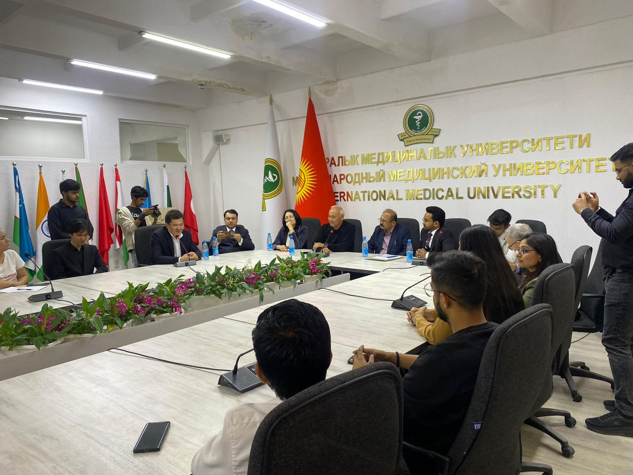 Embassy officials met the students of International Medical University and Eurasian International Medical University on 22nd May, 2024 in Bishkek.